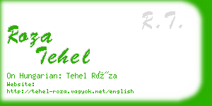 roza tehel business card
